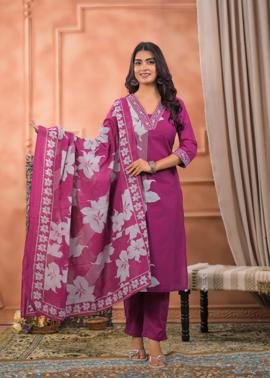 Aafreen Cotton Kurta Set