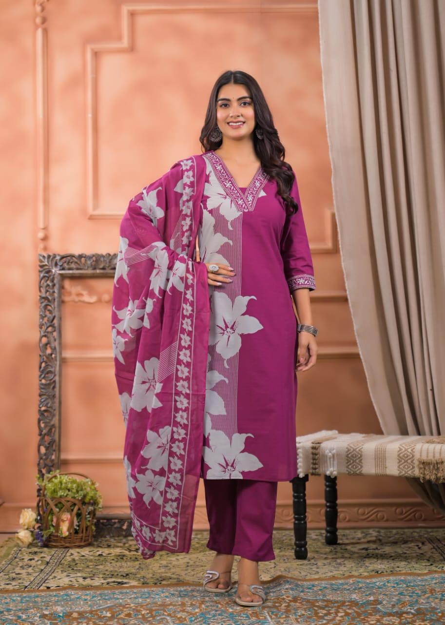 Aafreen Cotton Kurta Set