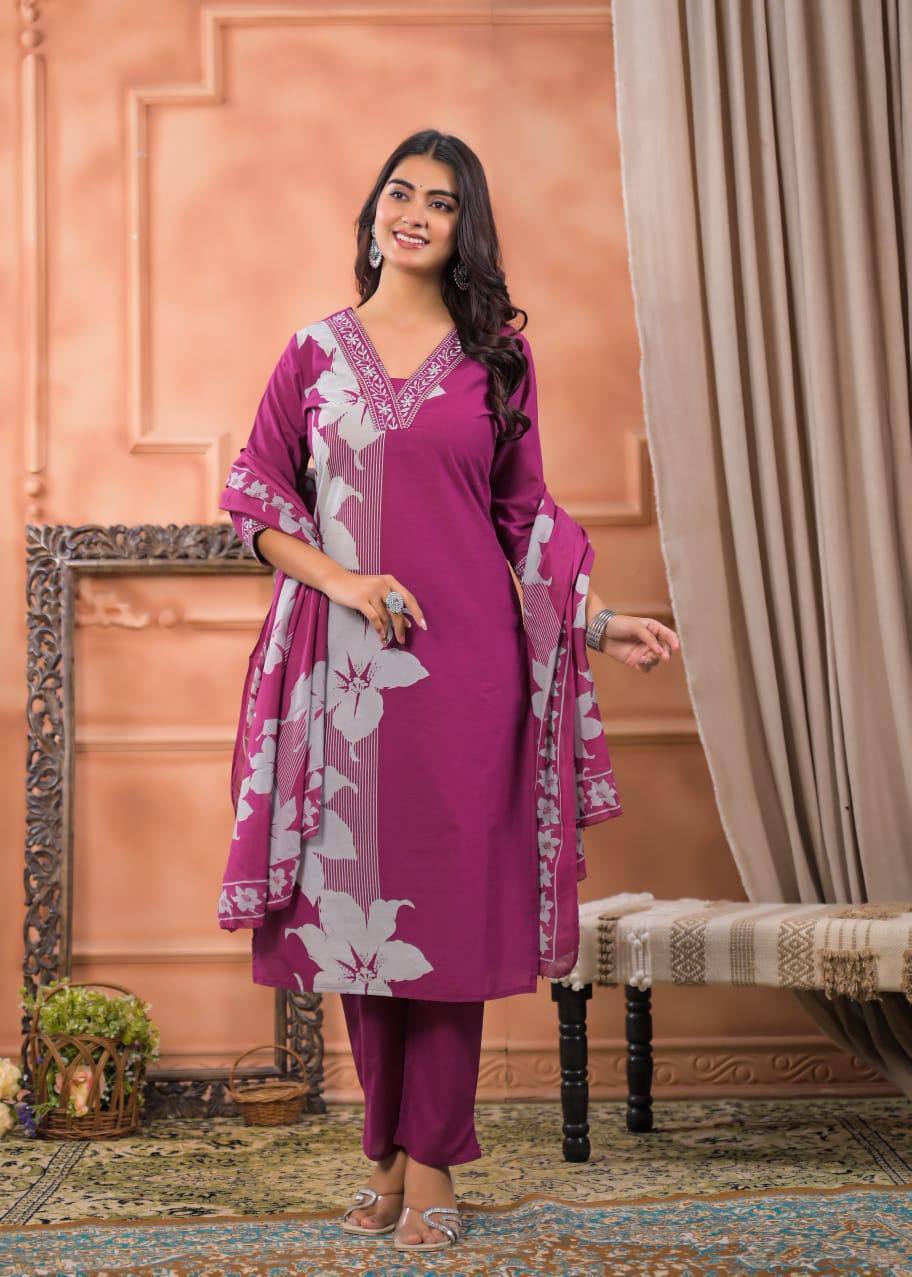 Aafreen Cotton Kurta Set