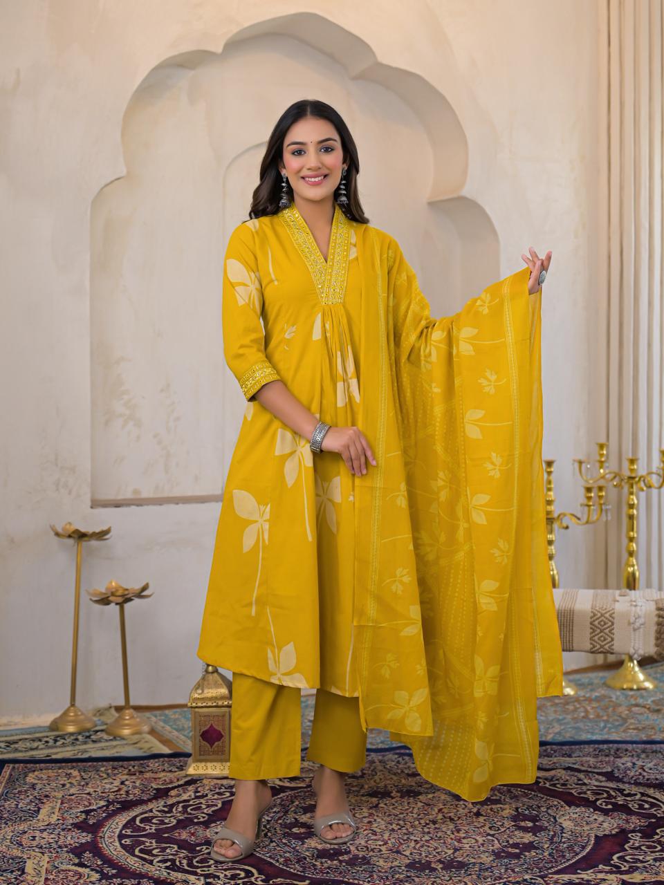Ariya Cotton Kurta Set