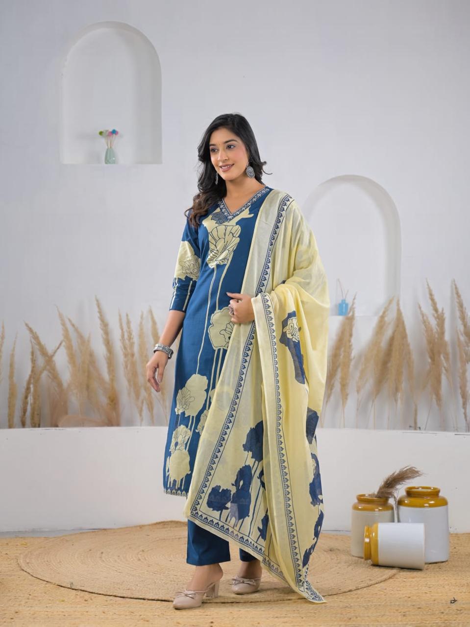 Mihira Cotton Kurta Set