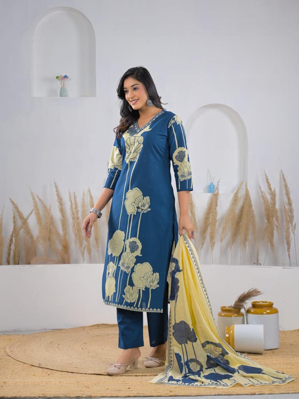 Mihira Cotton Kurta Set