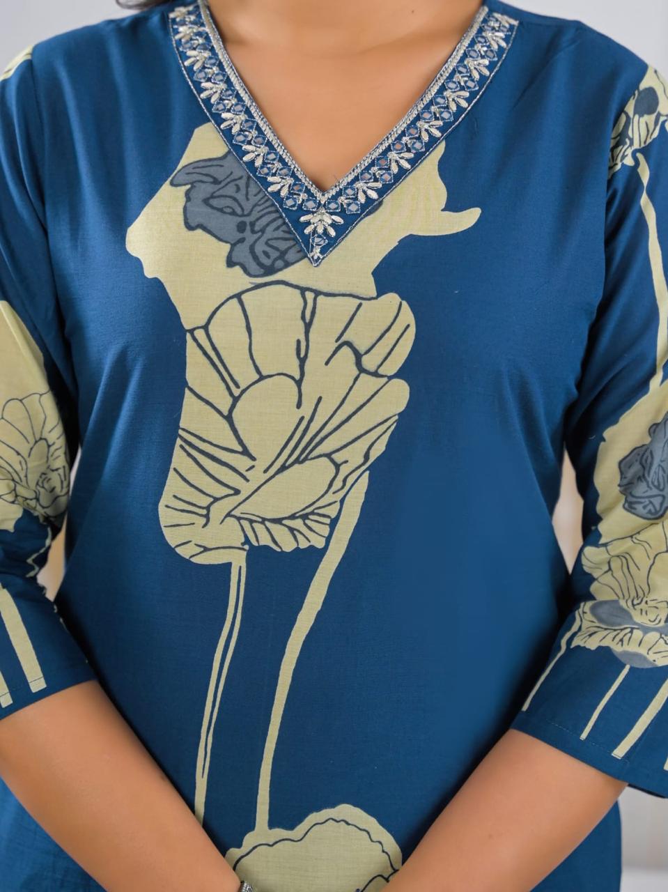 Mihira Cotton Kurta Set