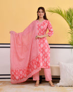Chhaap Cotton Kurta Set