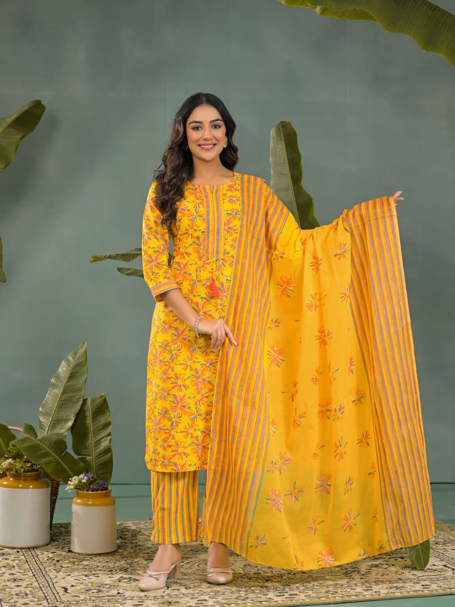 Aarzoo Premium Cotton Kurta Set