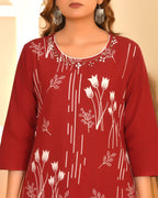 Zoya Premium Cotton Kurta Set