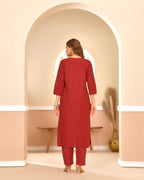 Zoya Premium Cotton Kurta Set