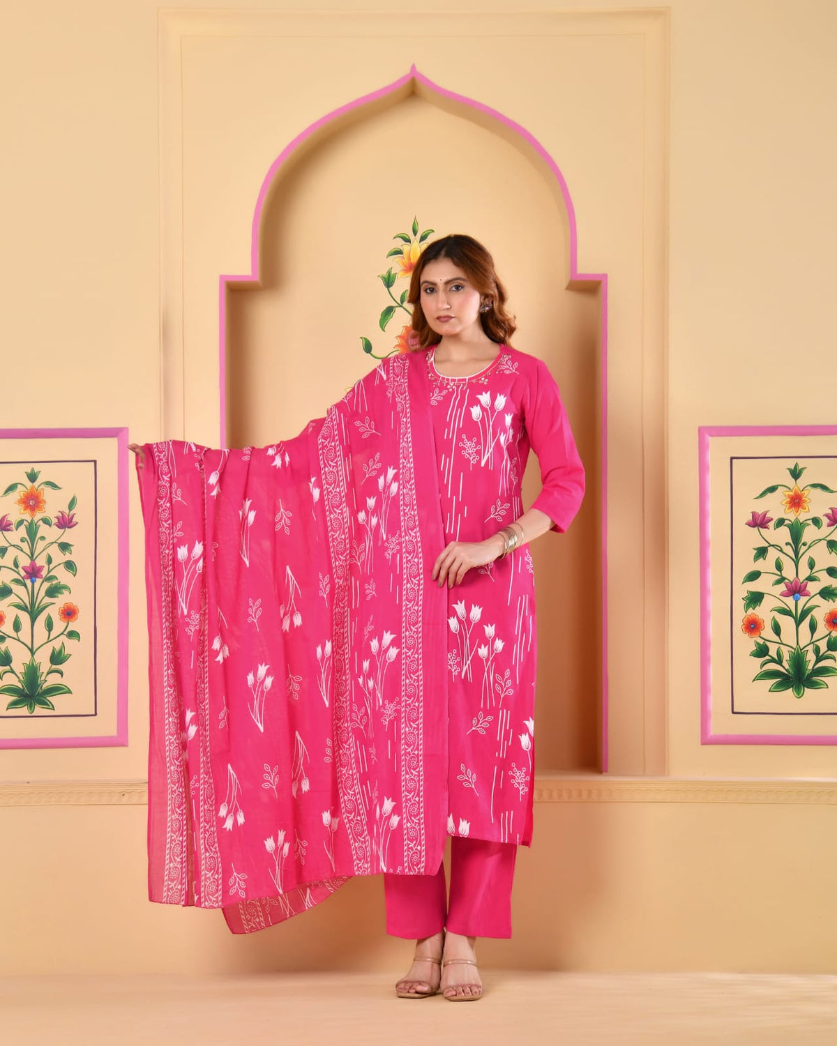 Zoya Premium Cotton Kurta Set