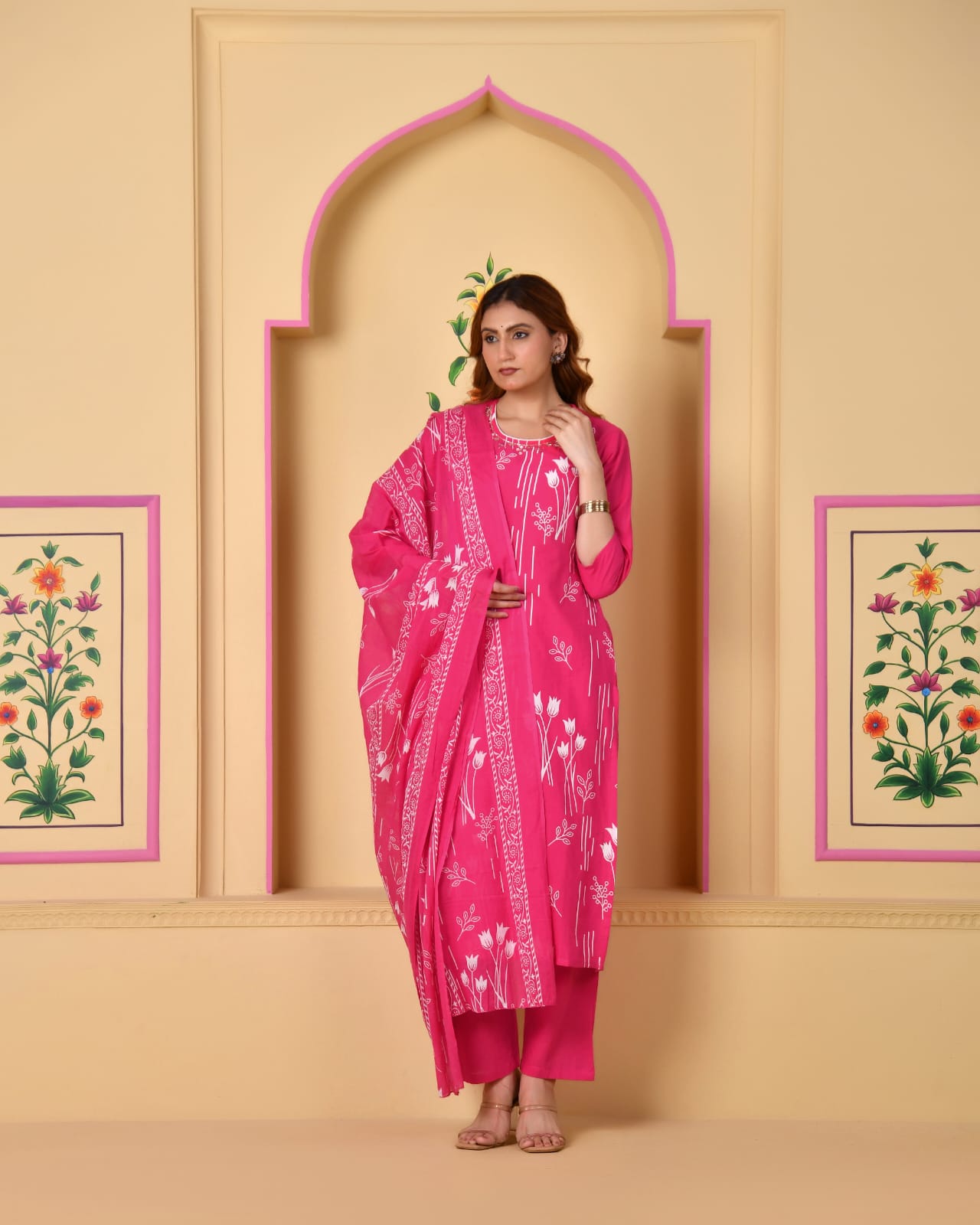 Zoya Premium Cotton Kurta Set