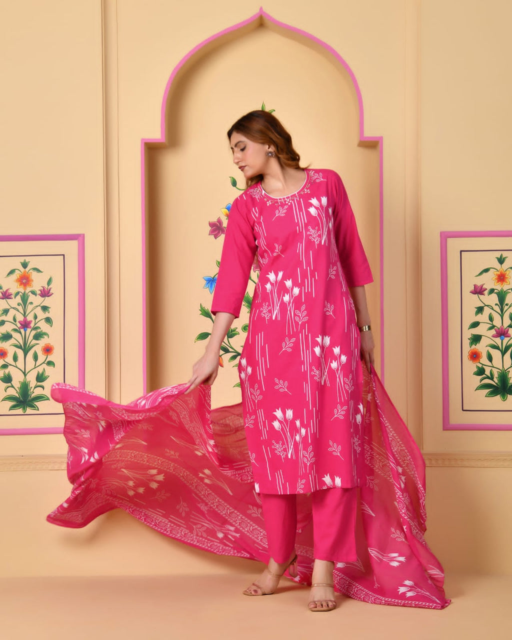 Zoya Premium Cotton Kurta Set